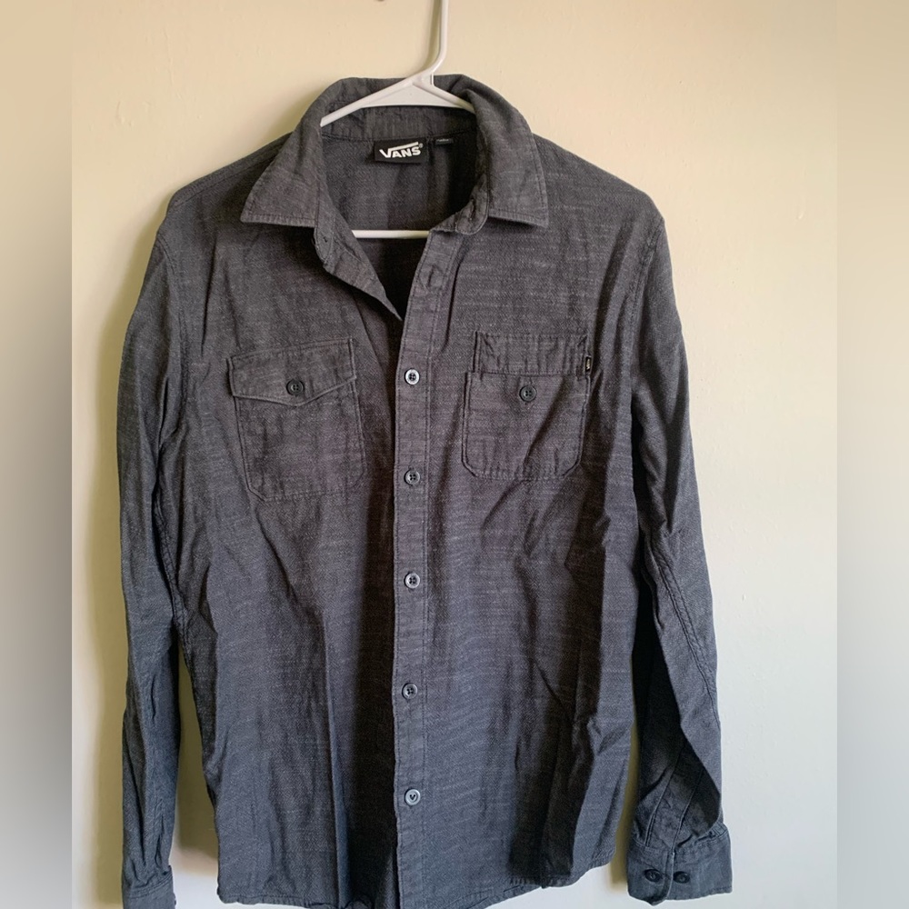 VANS buttondown long sleeve shirt